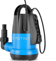 FOTING front view submersible pump showing controls and handle for easy transport