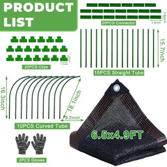 FOTSHARER close-up of HDPE shade cloth texture showing breathable sun protection benefit