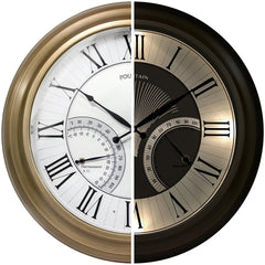 FOUNTAIN DESIGNS front view showing readable 24-inch clock and clear numerals