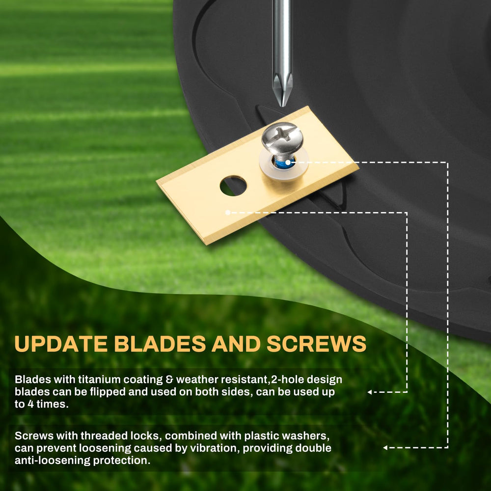 FourShow disc with insert-molded stainless screw holder for secure fit