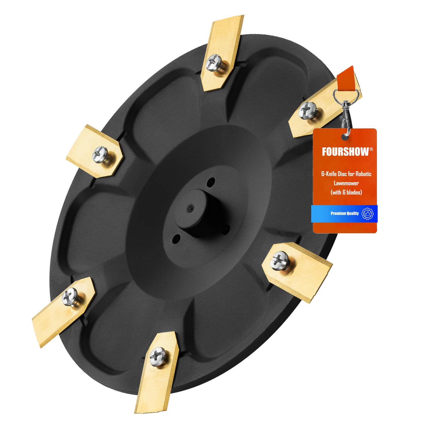 FourShow front view disc assembly showing clean fit and improved cut