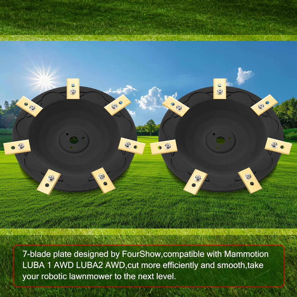 FourShow blades with weather-resistant coating for corrosion protection