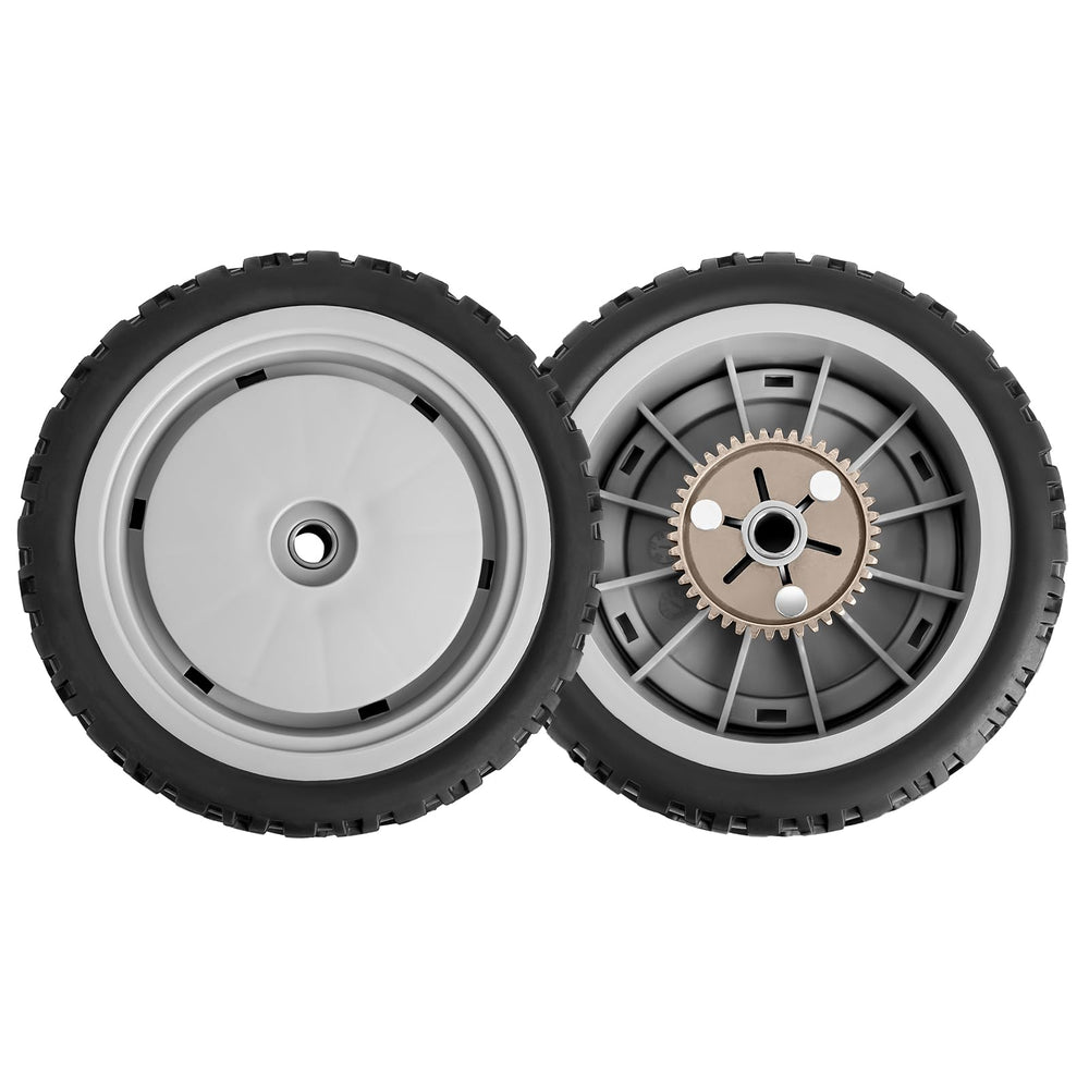 Fourtry front view of 107-3709 two-pack showing wheel faces and fit benefits