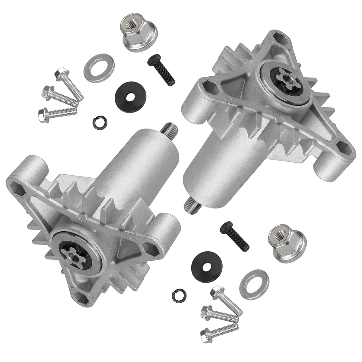 Fourtry front view spindle assembly showing ready-to-install design and fit