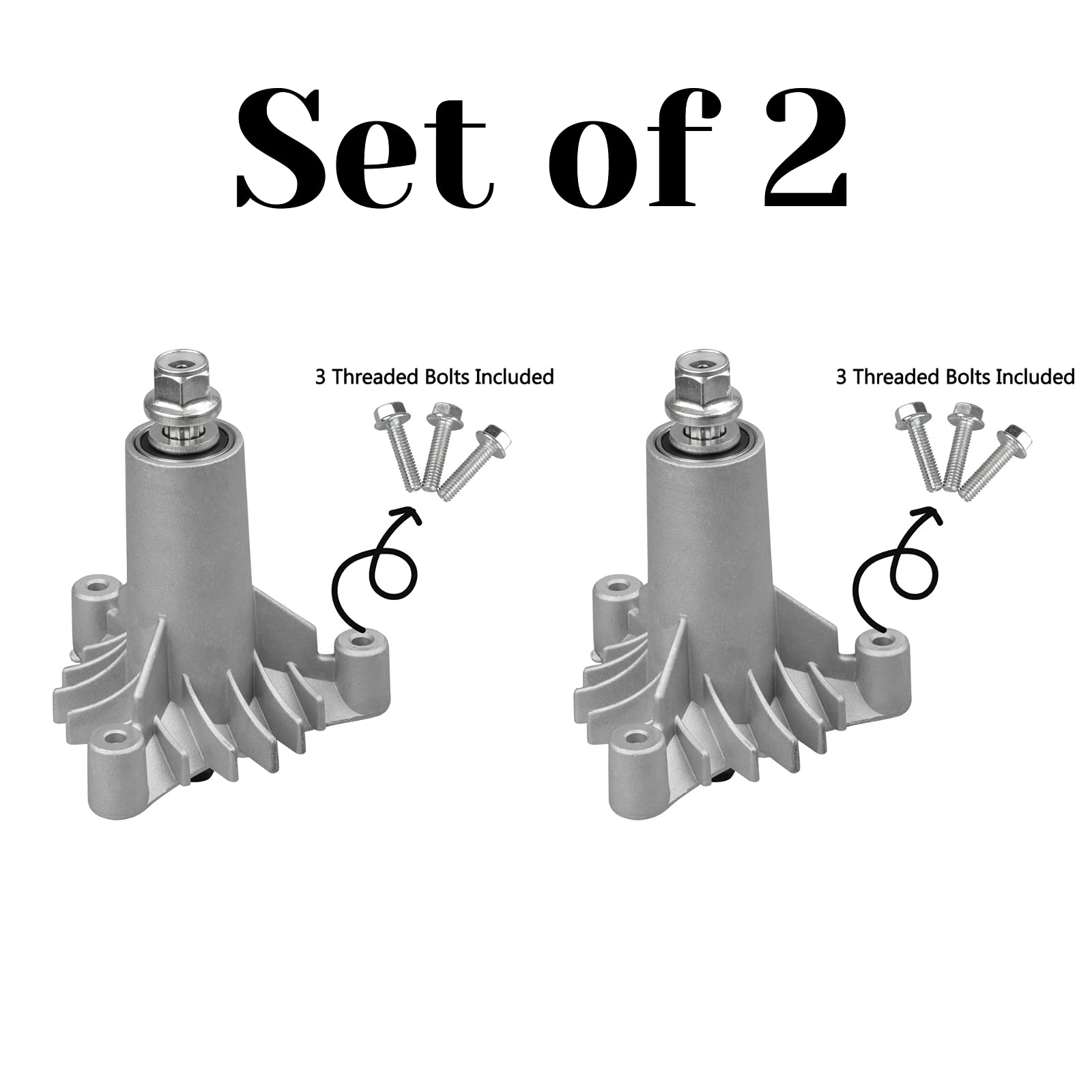 Fourtry kit laid out with included bolts and washers for faster installation