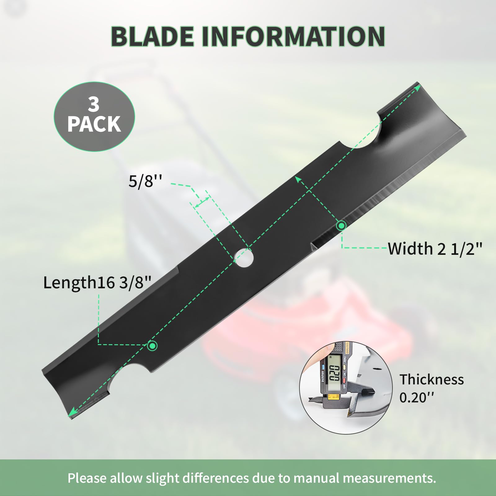 Fourtry side view of notched high-lift profile improving grass lift and cut
