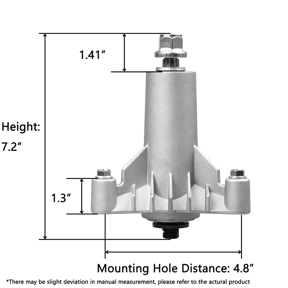 Fourtry side profile with pulley and locknut illustrating proper belt seating