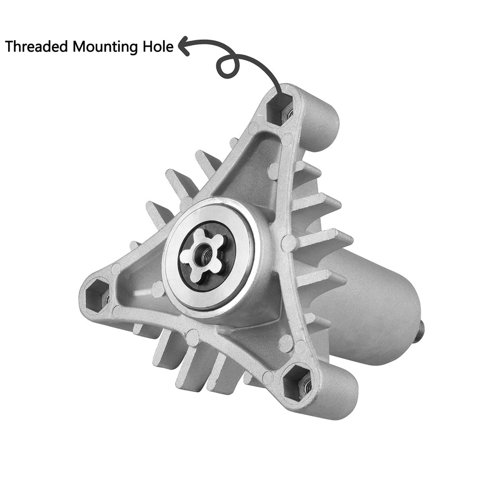 Fourtry bearing housing close-up emphasizing pre-greased durable finish