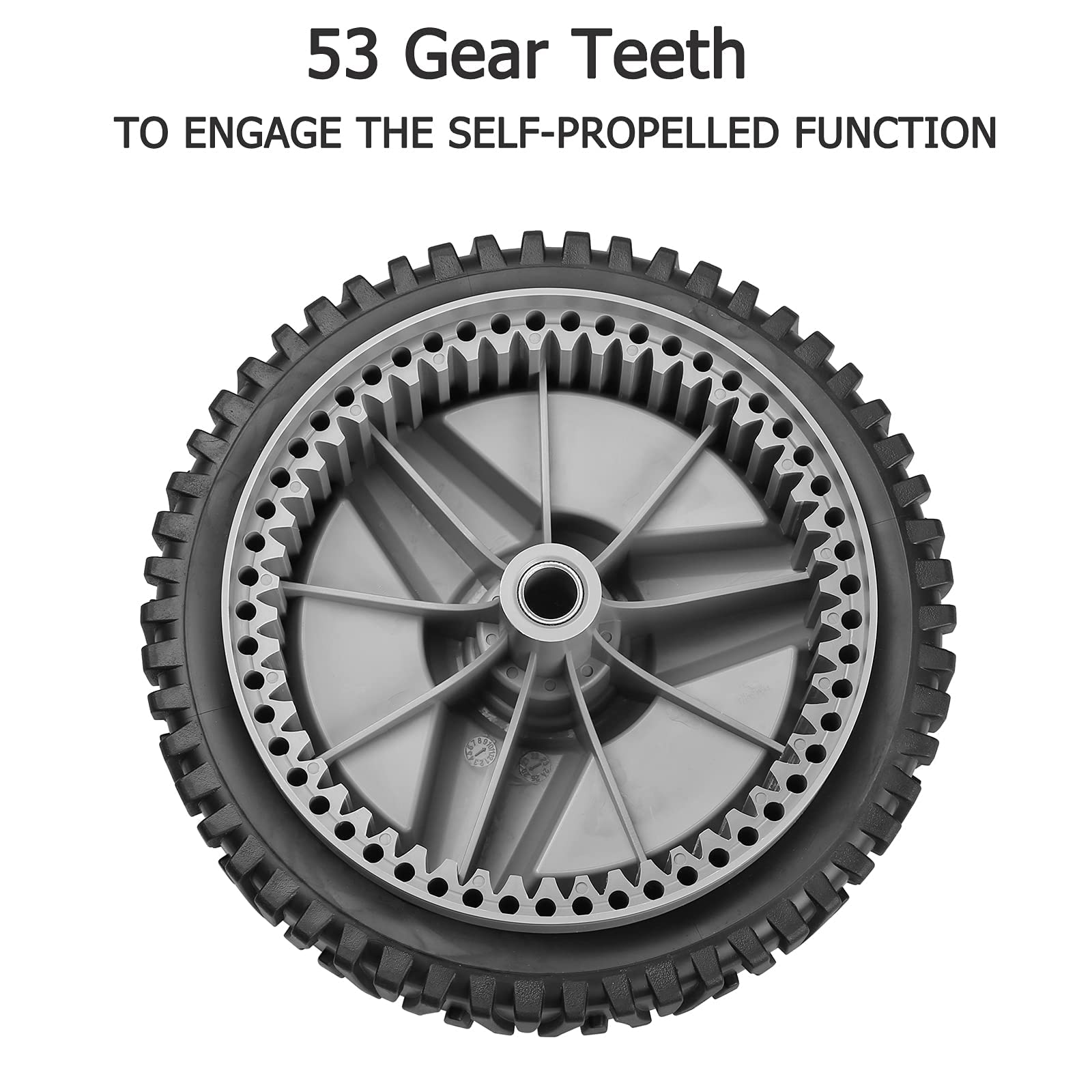 Fourtry wheel next to tape measure showing 8-inch height for accurate fit
