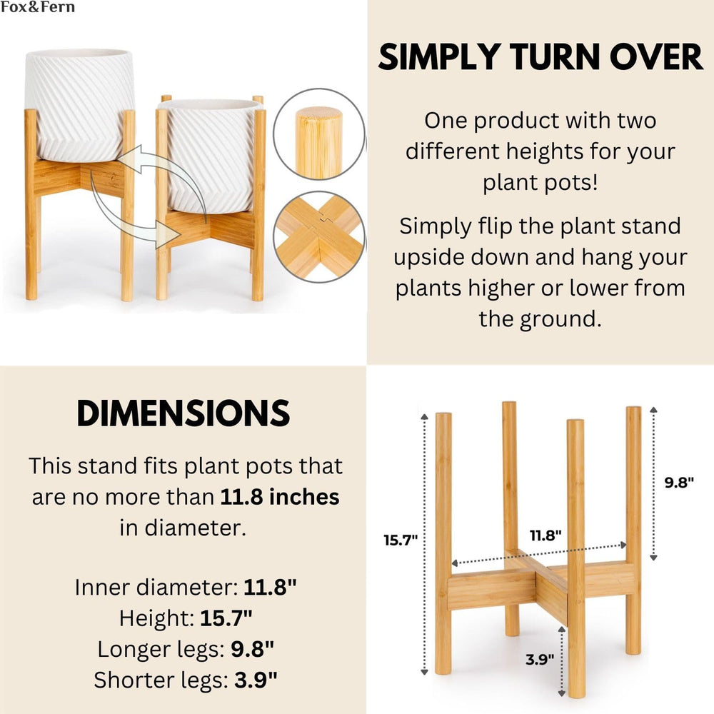 Fox & Fern side profile showing slim mid-century legs for space-saving use