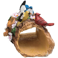 Fox Valley Traders front view showing birds and flowers and charming water diversion
