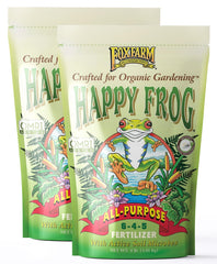 FoxFarm Happy Frog front packaging showing product and weight benefit
