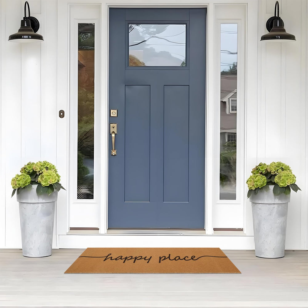 Foxtell mat in use at porch entrance keeping floors cleaner