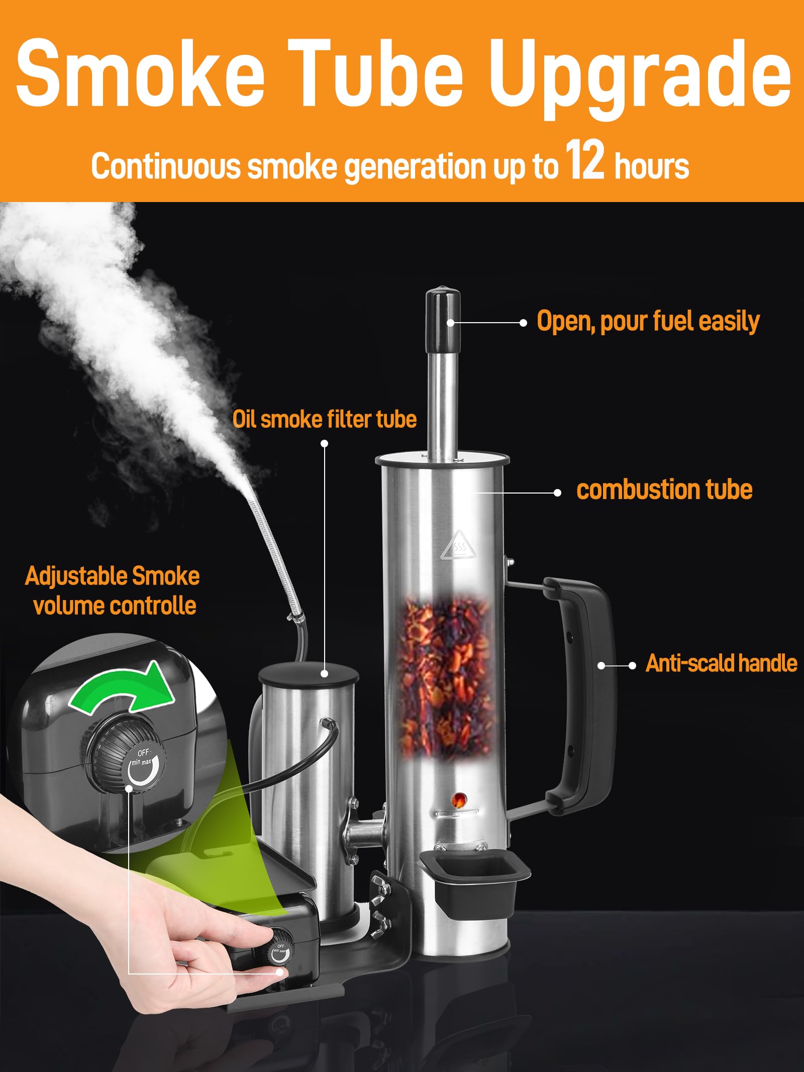 FOZHUANWU silicone handle and c-type port visible for safe handling and easy power