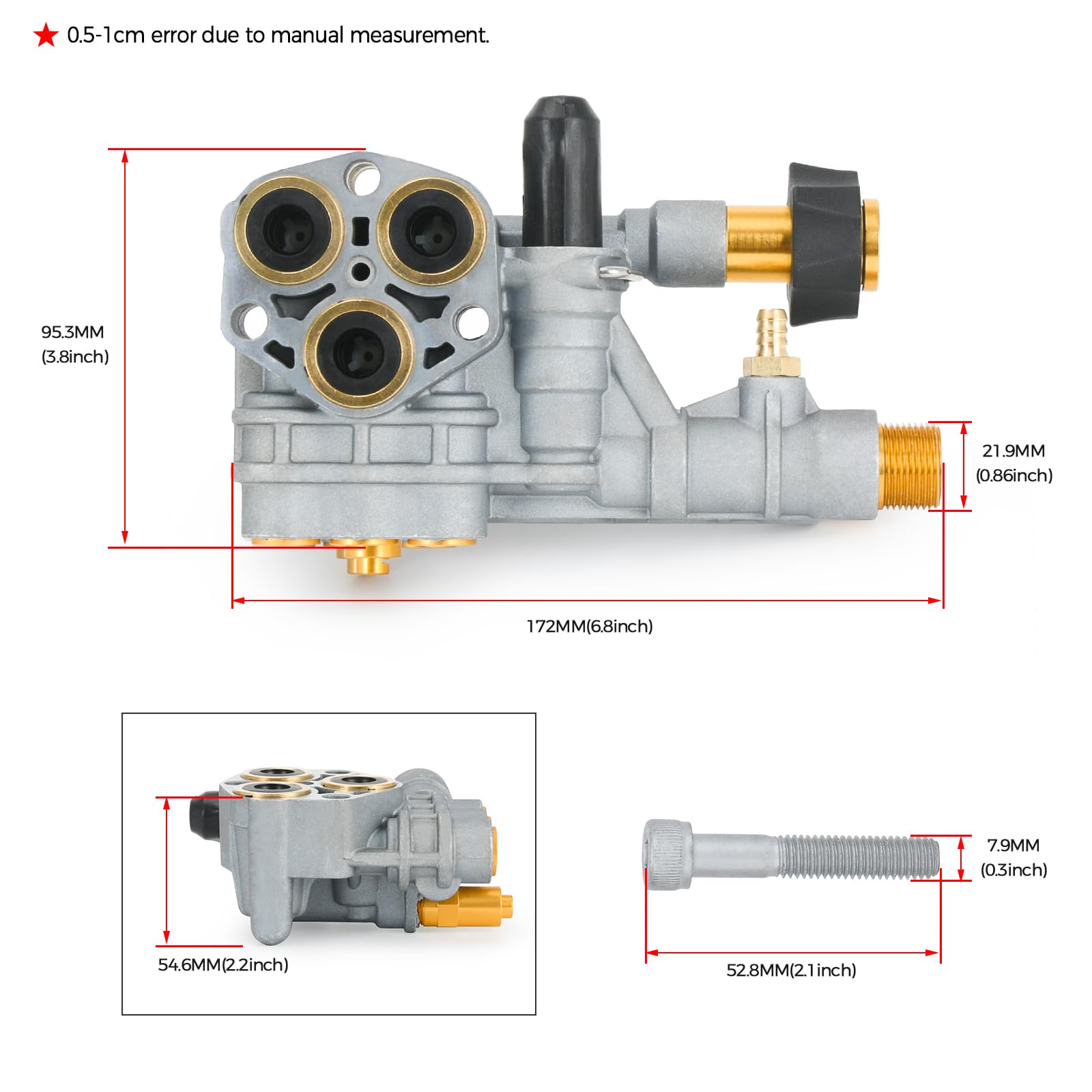 FQRANBO close-up of valve assembly showing precise machining for leak prevention