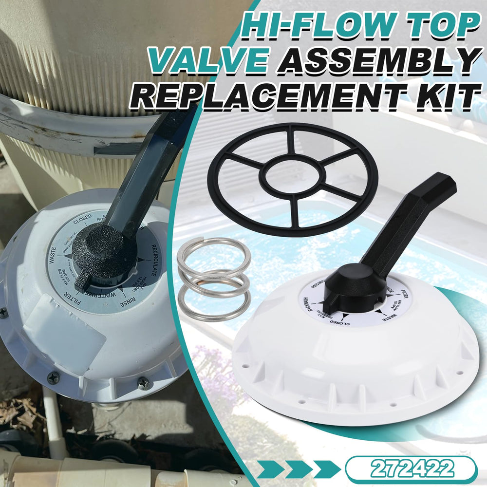 FQRANBO valve top held in hand for size comparison showing compact replacement design