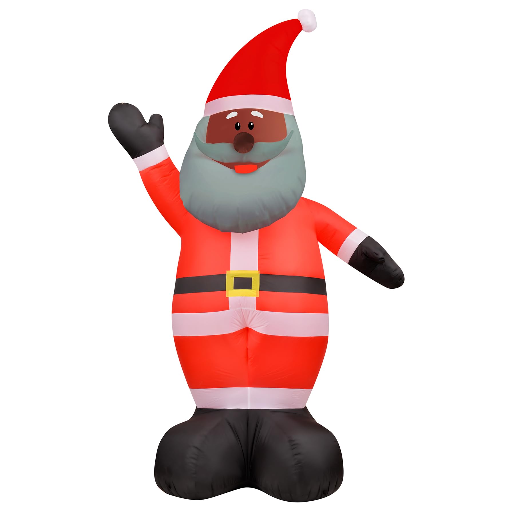 Fraser Hill Farm front view inflatable Santa lighting your yard warmly