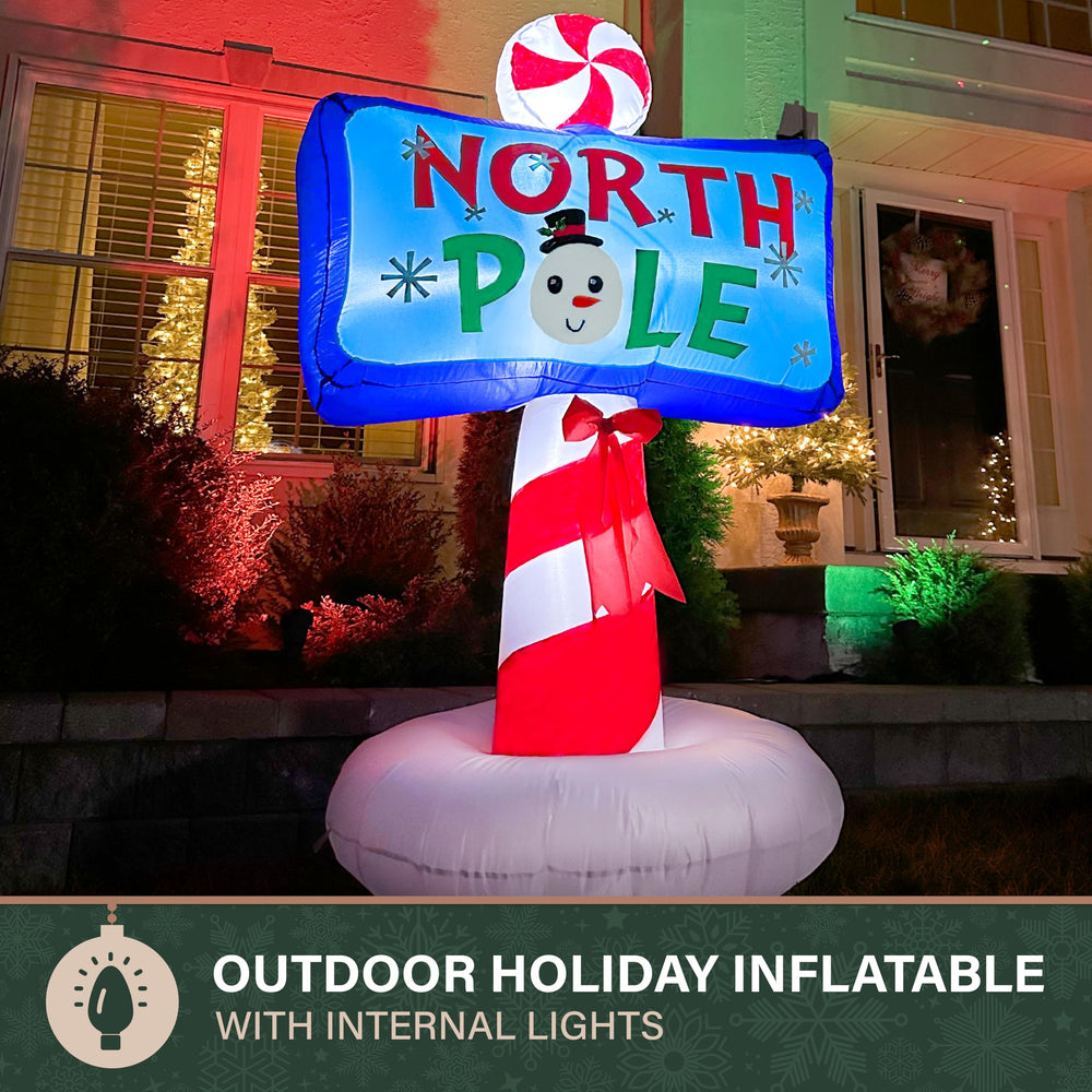 Fraser Hill Farm inflatable next to person showing 6-foot scale clarity