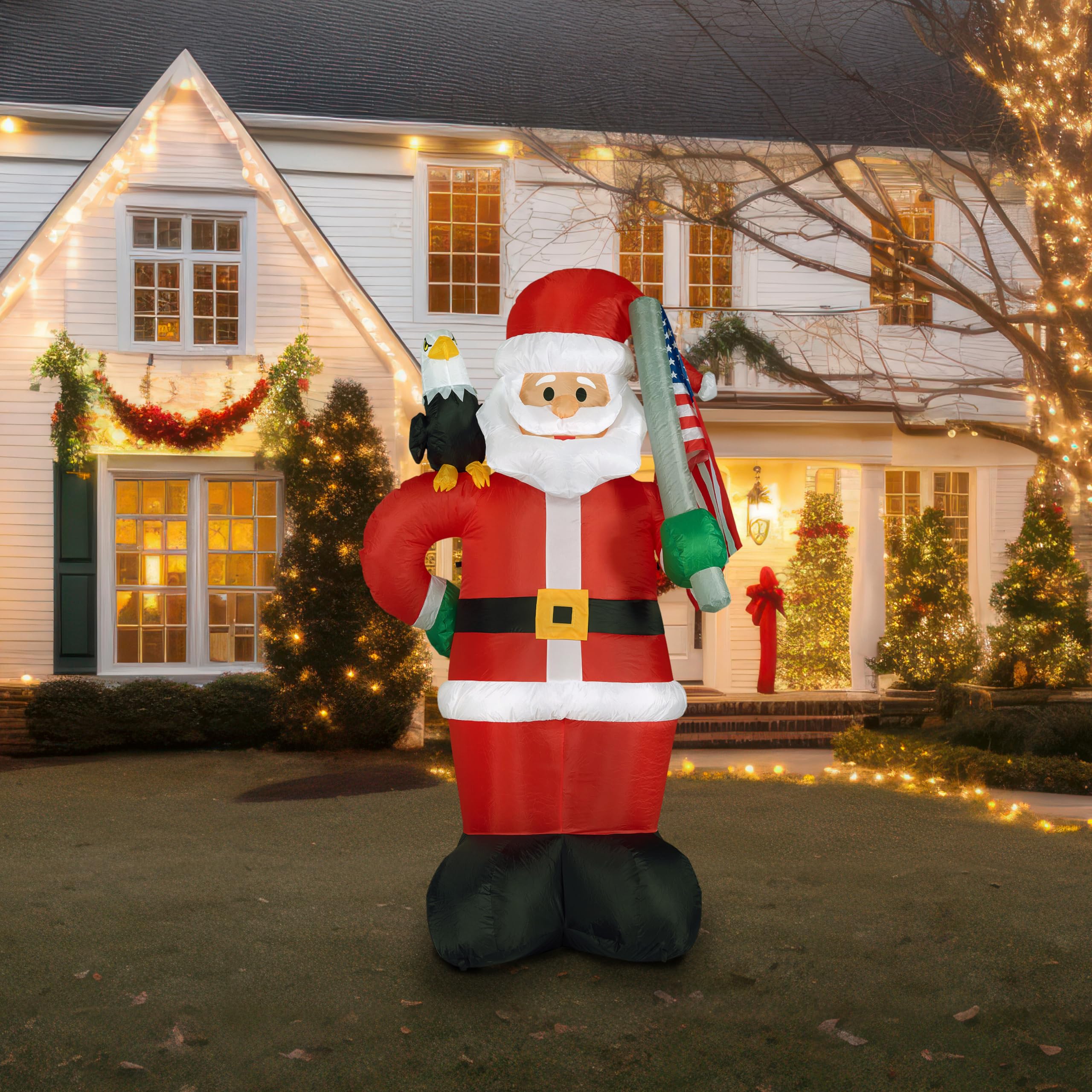 Fraser Hill Farm full inflatable on lawn demonstrating large scale curb appeal