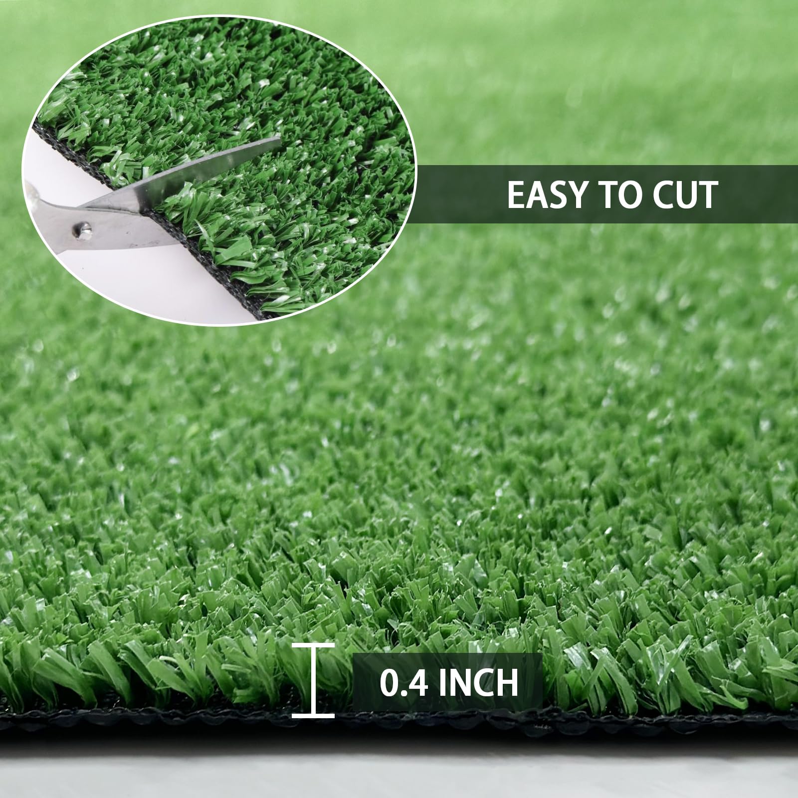 FREADEM backing with drainage holes showing water-shedding feature for easy cleaning