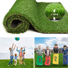 FREADEM front view of 4x6 pet turf showing lush natural look and benefit