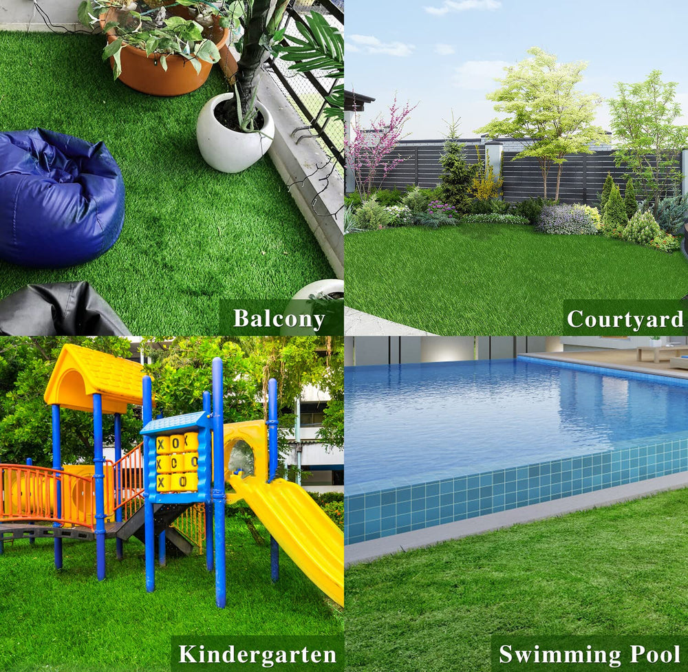 FREADEM turf installed on patio showing attractive outdoor upgrade