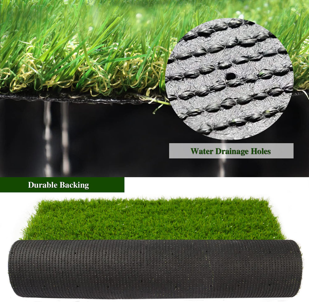 FREADEM turf next to ruler illustrating 4x6 dimensions for planning