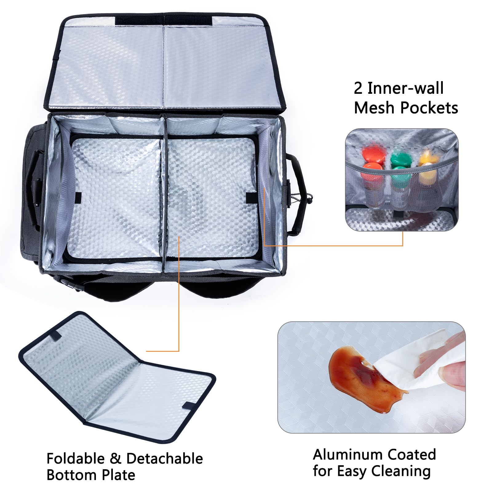 FRECOLSH padded shoulder strap and handle for comfortable carrying