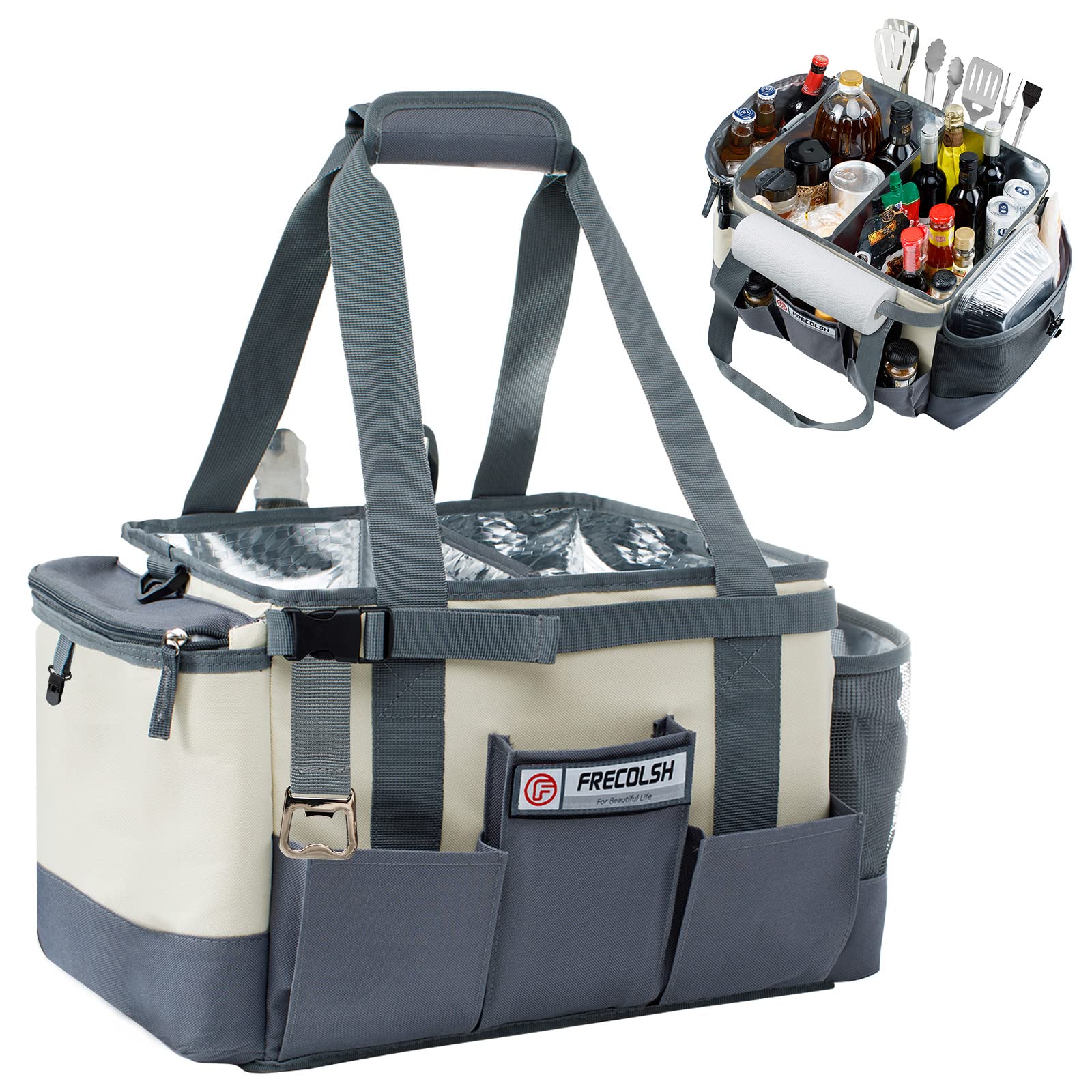 FRECOLSH front view showing full organized caddy and quick access