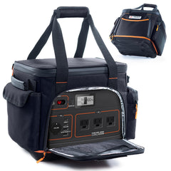 FRECOLSH front view holding Jackery Explorer 1000 for protected transport