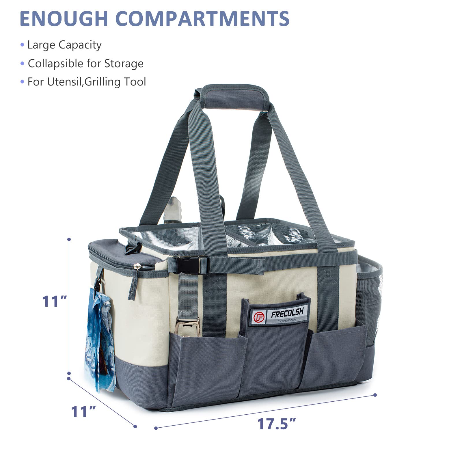 FRECOLSH removable hard base plate adding sturdy support