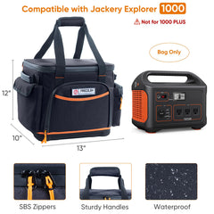 FRECOLSH hard plastic bottom protecting Jackery from ground moisture
