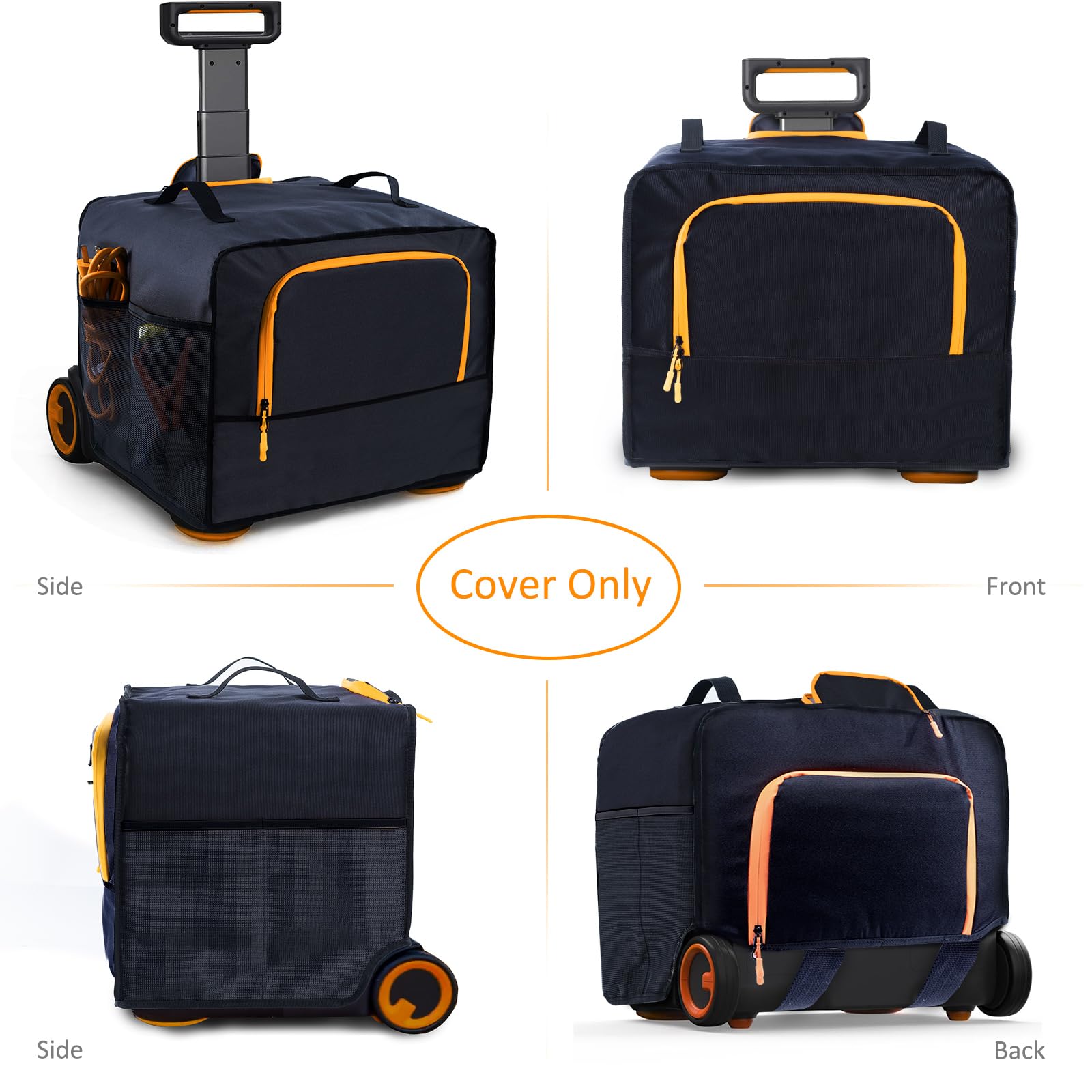 FRECOLSH multiple pockets holding cables and adapters for organized storage