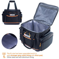 FRECOLSH side pocket detail storing cables and adapters for quick access