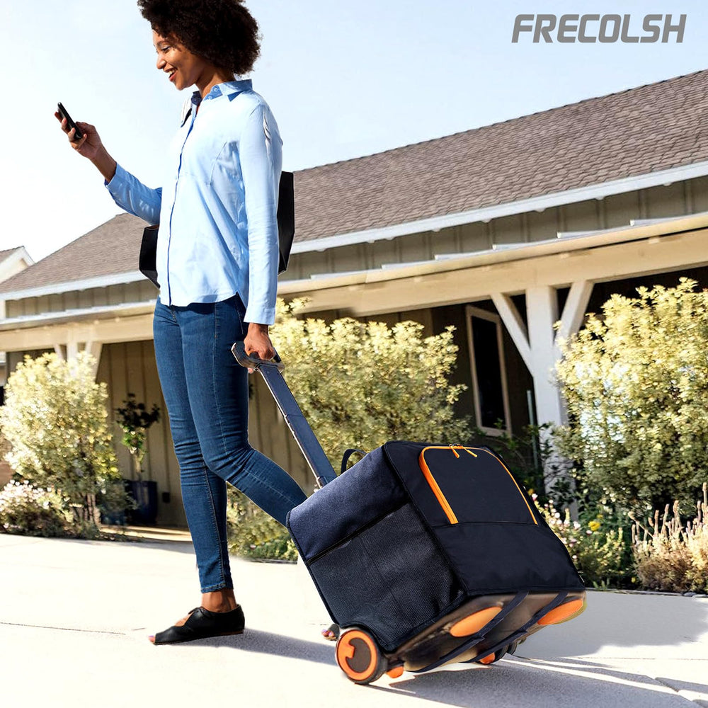 FRECOLSH size comparison with hands showing scale and easy handling benefit