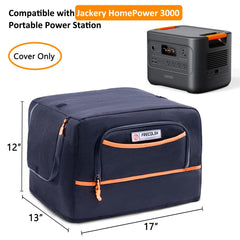 FRECOLSH air vent flap open on cover enabling safe airflow for Jackery HomePower 3000