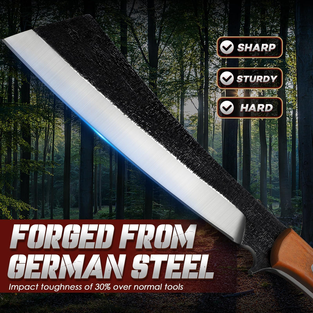 Freelander blade edge detail highlighting high-carbon steel strength and sharpness