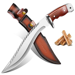 Freelander kukri front view showing blade and sheath for reliable outdoor use