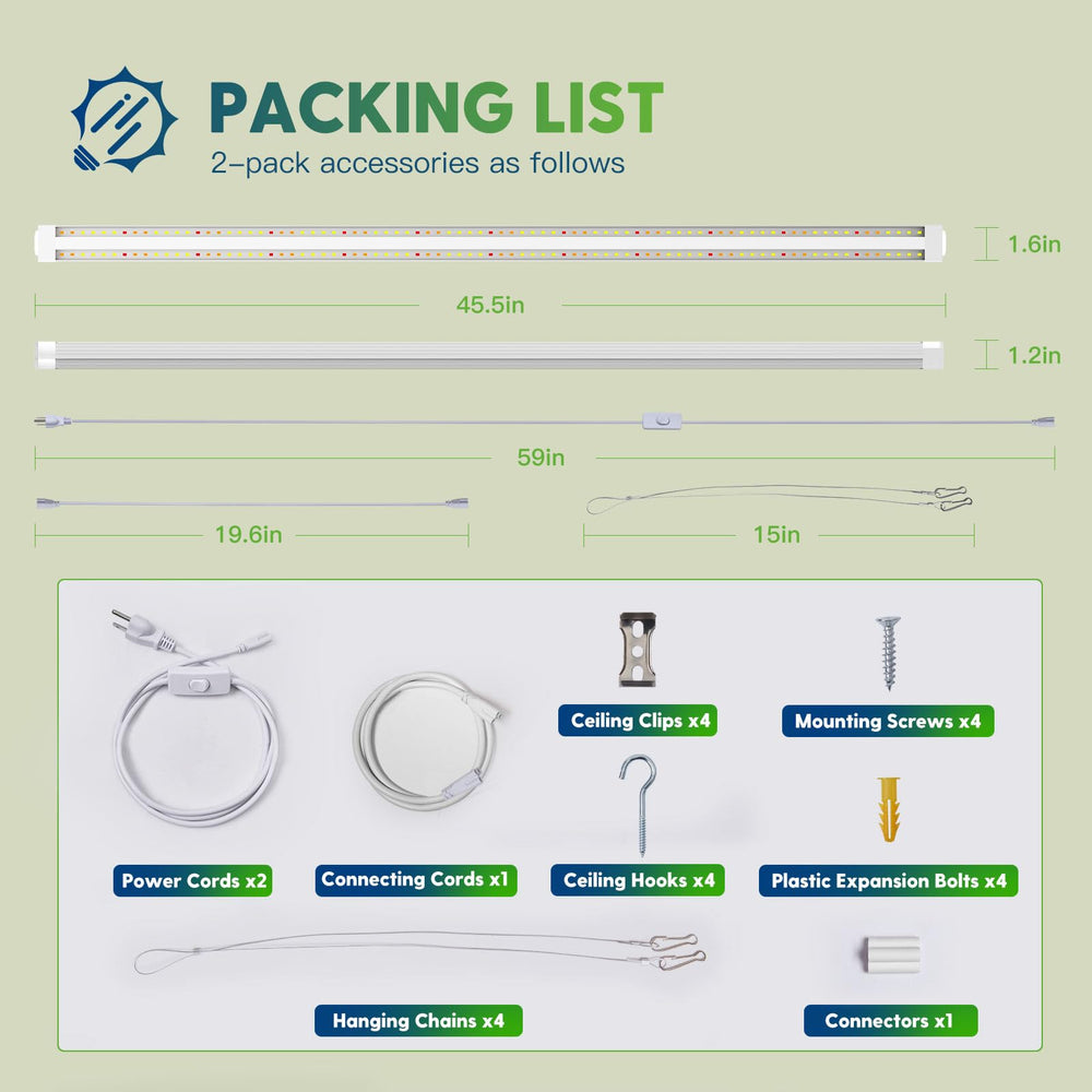 FREELICHT label close-up showing wattage and linkable cord details for informed buying