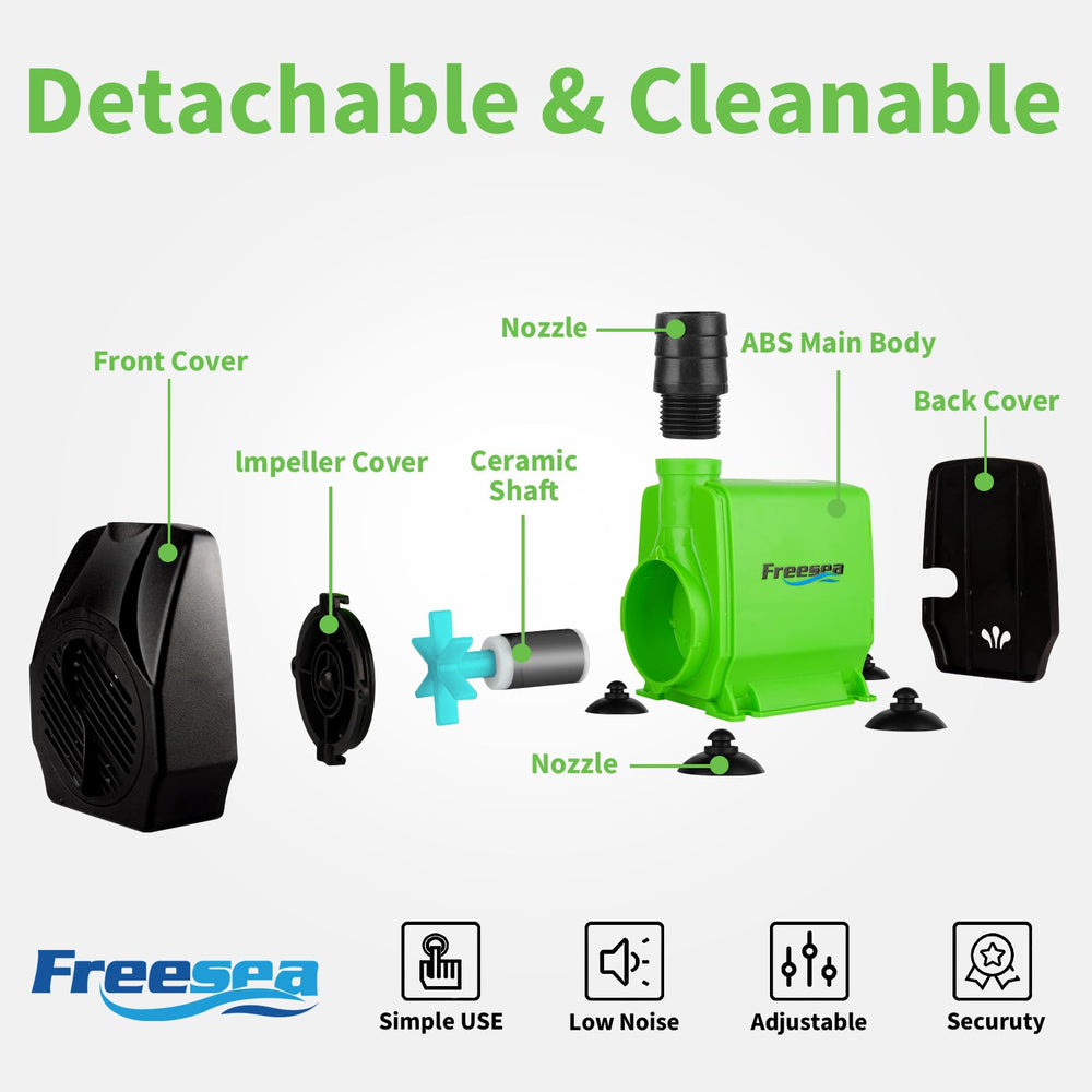 FREESEA side profile illustrating compact size for tight spaces benefit
