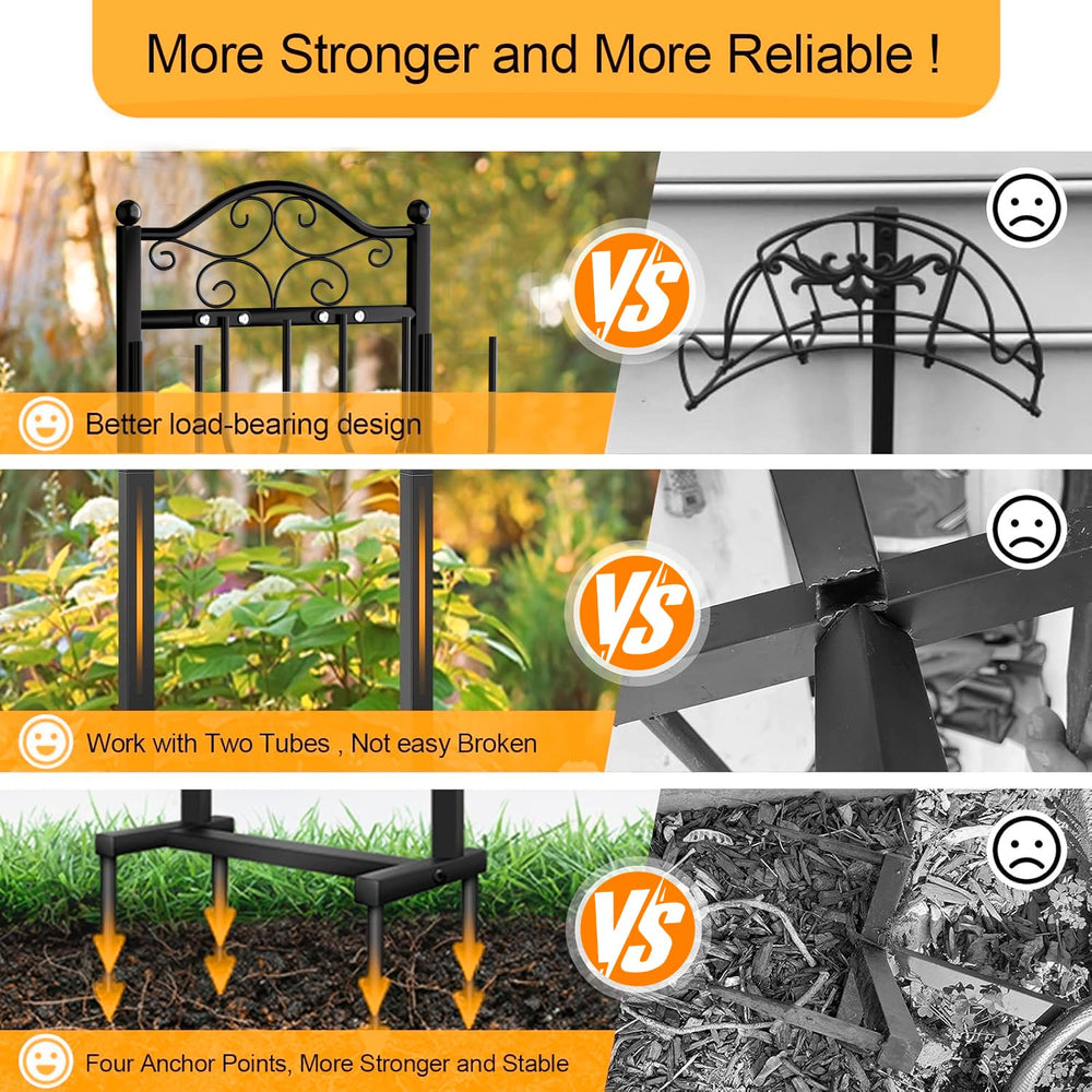 Freexployer hose holder in a garden with hose for convenient watering access