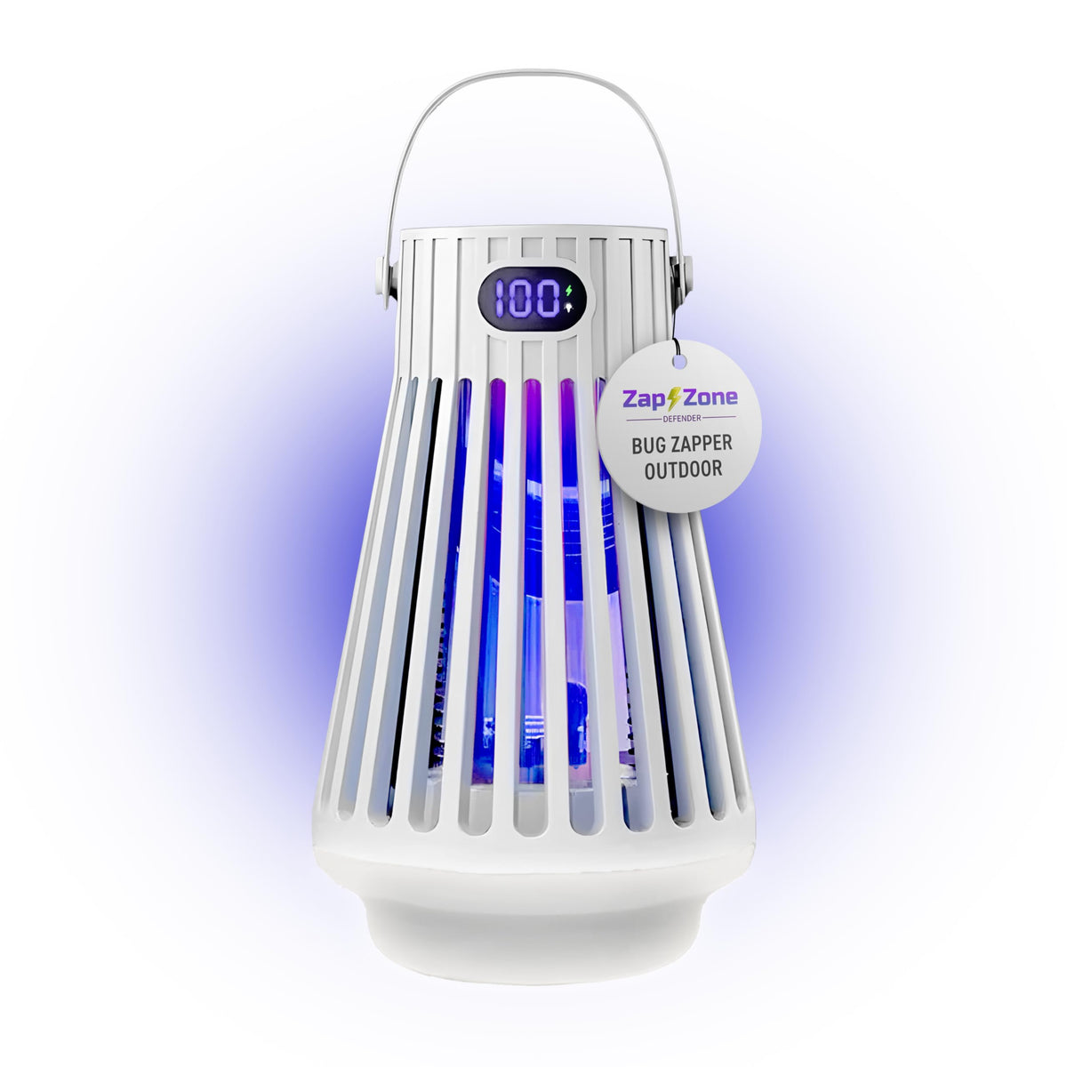FREEZE2TRIM front view of zapper showing sleek housing and 360° design for focused control