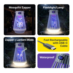 FREEZE2TRIM close-up of quad-spectrum UV LEDs highlighting strong insect attraction