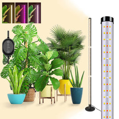 FREGENBO front view of 48-inch grow light providing broad coverage