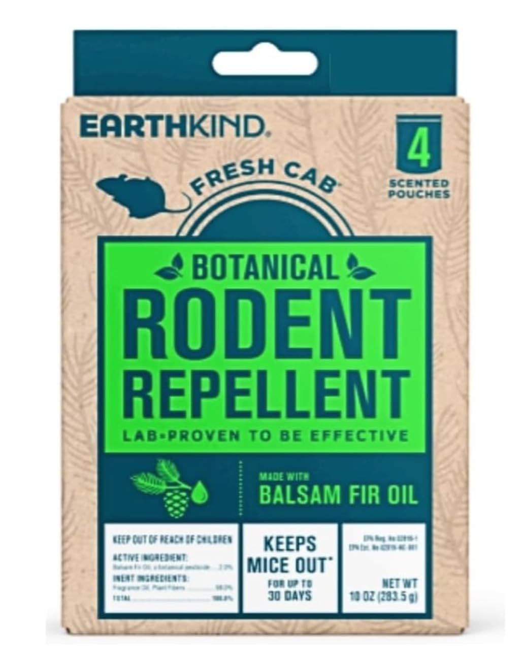 Fresh Cab pouch close-up texture highlighting botanical fill and protection