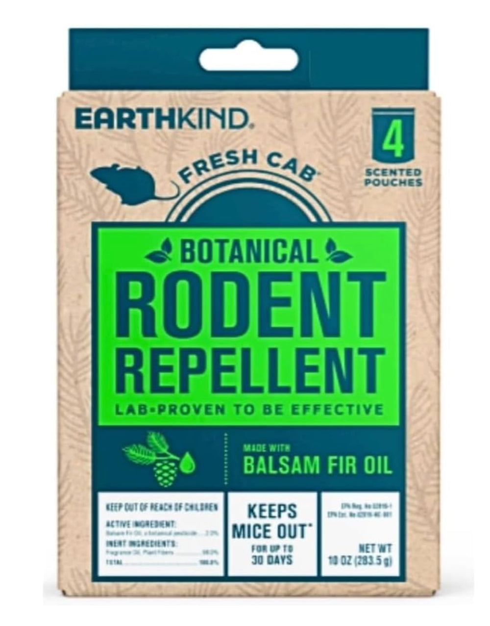 Fresh Cab pouch close-up texture highlighting botanical fill and protection