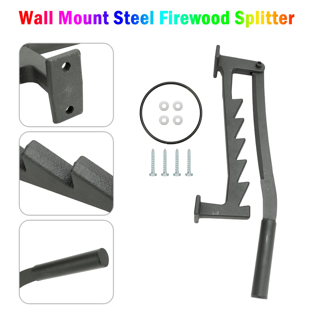Frezon splitter in use at a campsite creating kindling quickly and safely