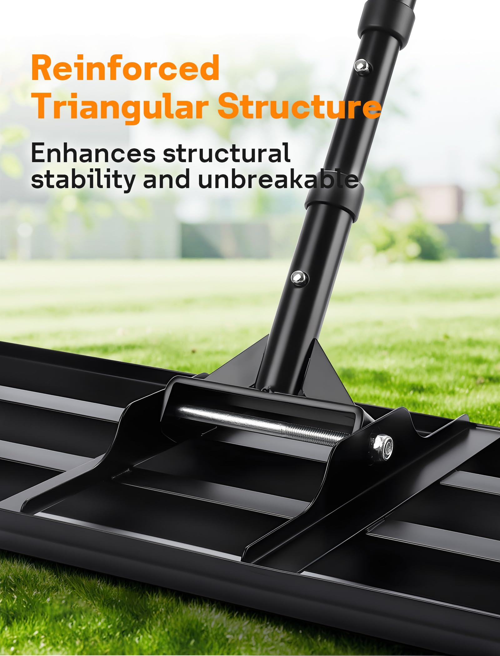 FRIDOU close-up of curved edge gliding smoothly to protect turf