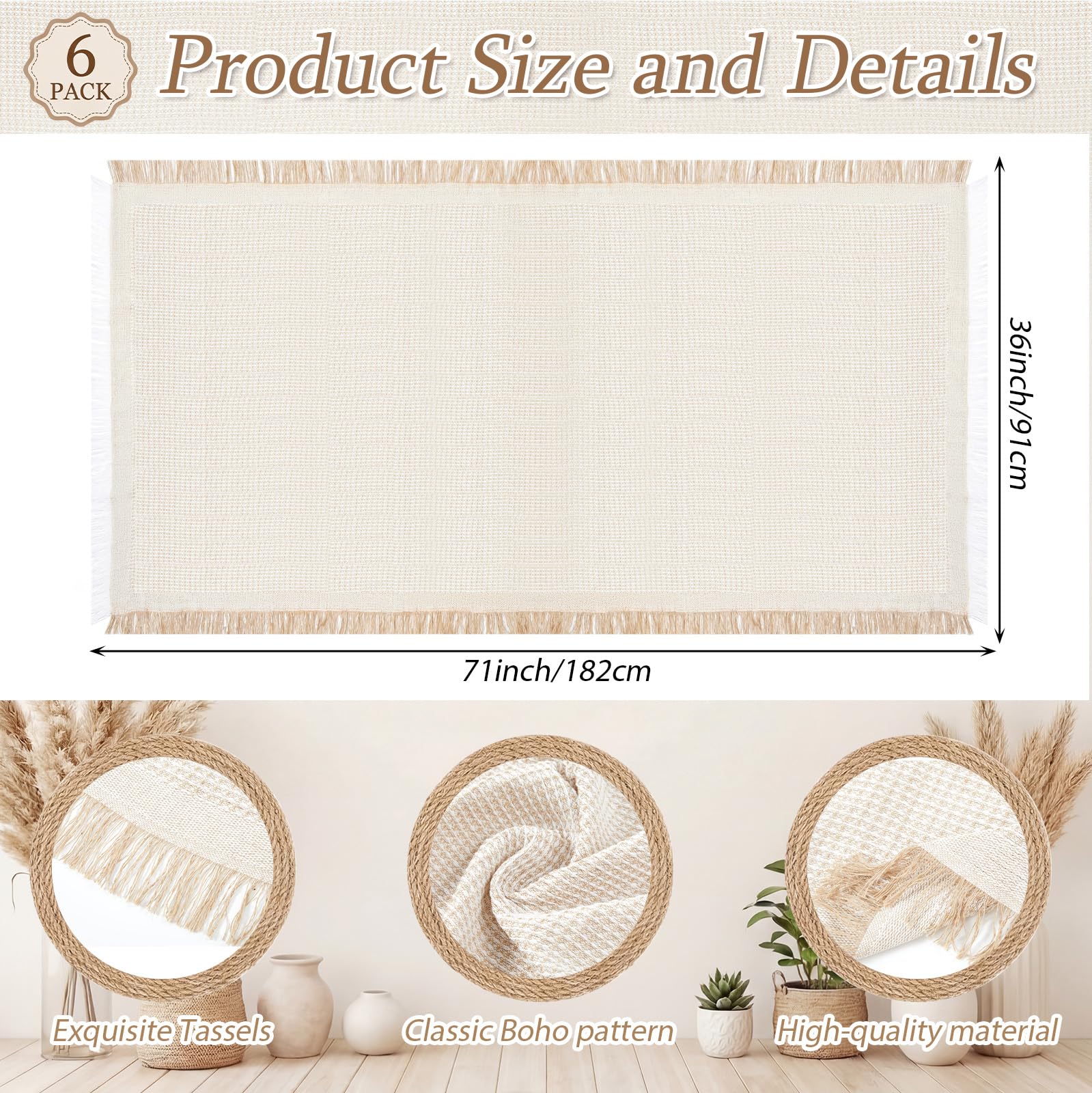 Frienda close-up of woven cotton texture offering soft breathable comfort