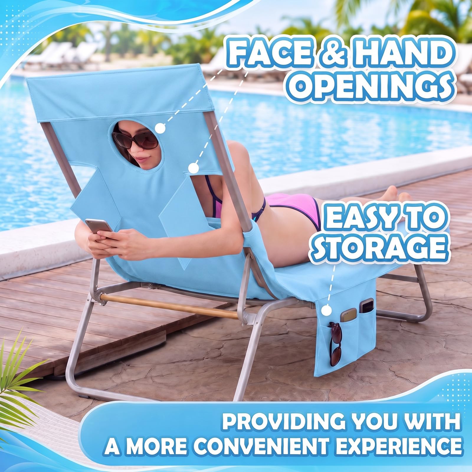 Frienda folded cover compact for travel and simple packing convenience